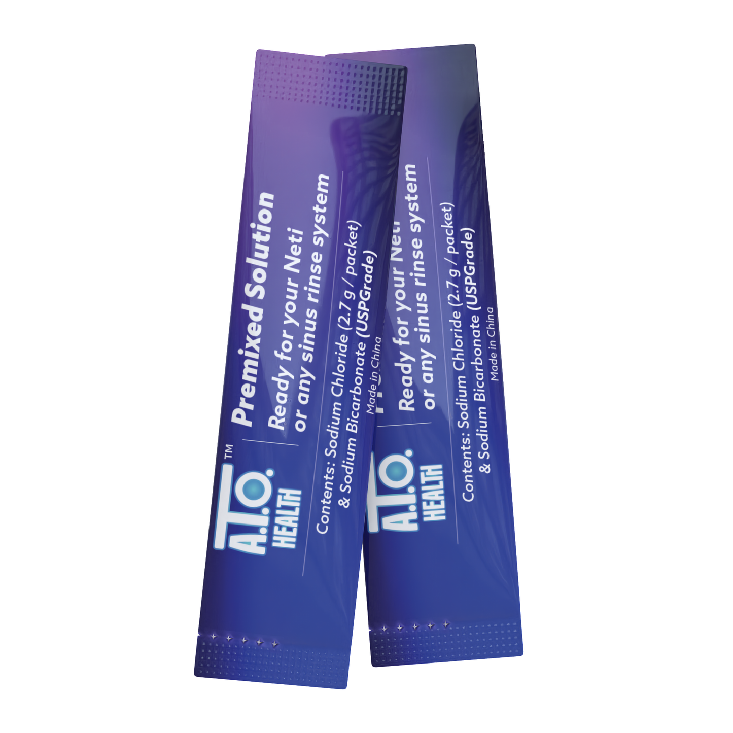 100 Premium Sinus Rinse Packets - Enhanced with Baking Soda for Superior Relief