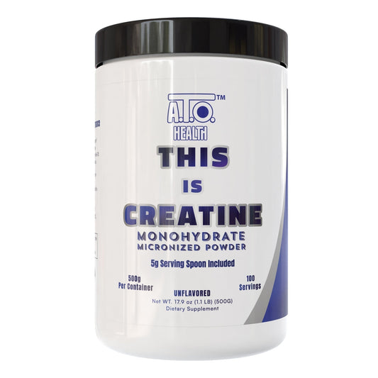 About ATO Health Creatine Monohydrate Micronized Powder - ATO Health