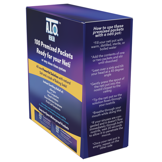 Introducing ATO Health Sinus Rinse: Enhanced Formula for Superior Sinus Care