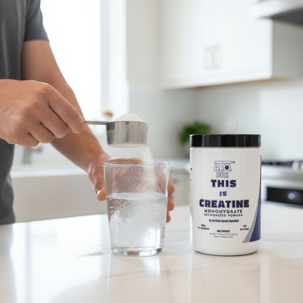 Creatine Monohydrate Micronized Powder: Brain and Bone Health, Muscle Performance: Blog 1