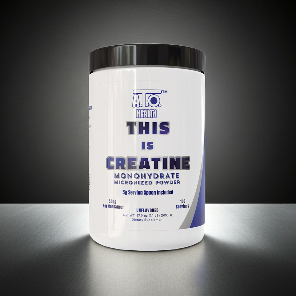 ATO Health-Creatine Monohydrate Micronized Powder (500g) | Buy 2 Get 1 Free | (add 3 to cart for discount)