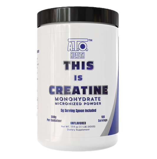 ATO Health-Creatine Monohydrate Micronized Powder (500g) | Buy 2 Get 1 Free | (add 3 to cart for discount)